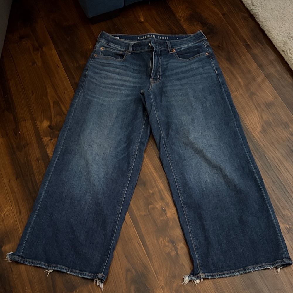 American Eagle Outfitters Dark Blue Flare Jeans